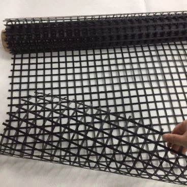 Geogrid de polyester enduit de PVC